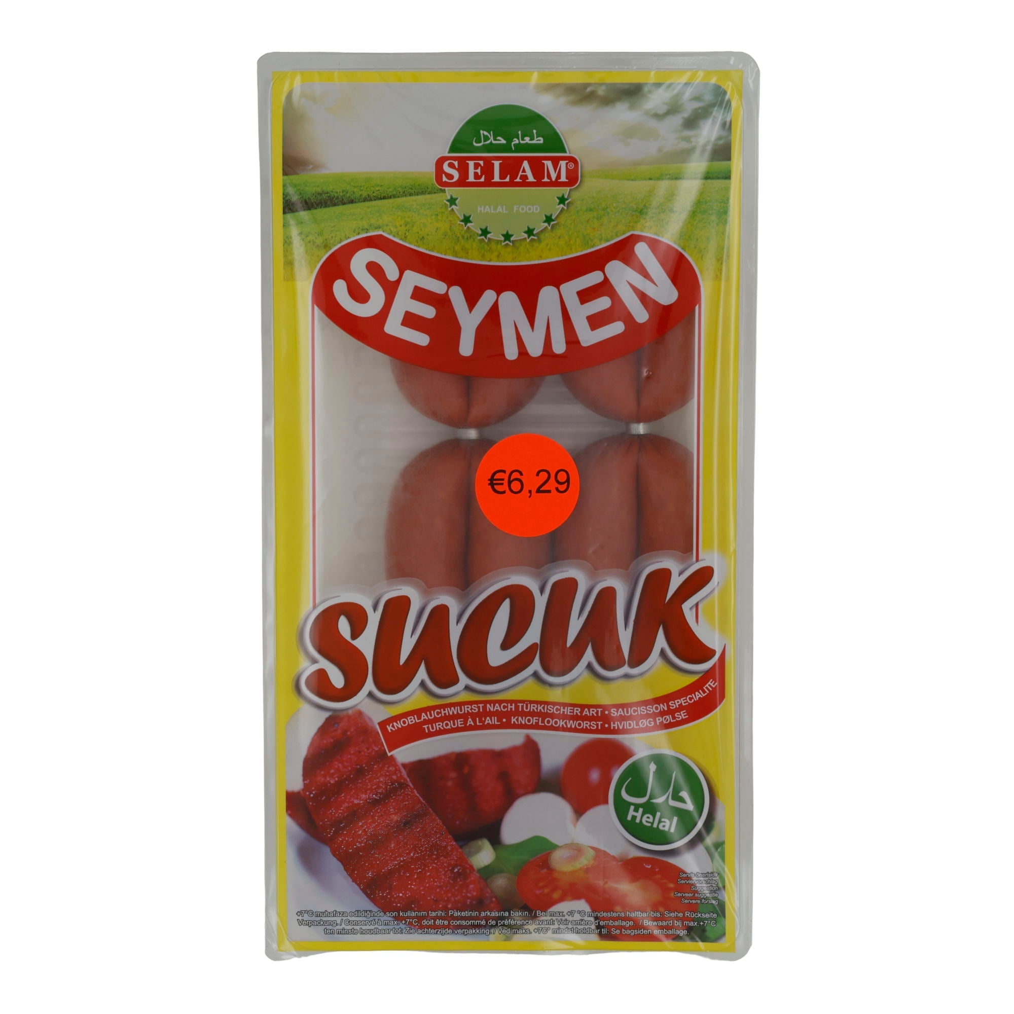 Knoblauchwurst Selam | Sucuk | Würzig, türkisch | 900 g SELAM